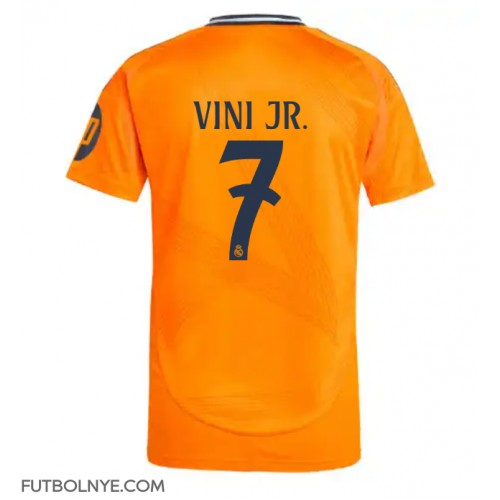 Camiseta Real Madrid Vinicius Junior #7 Visitante Equipación 2024-25 manga corta